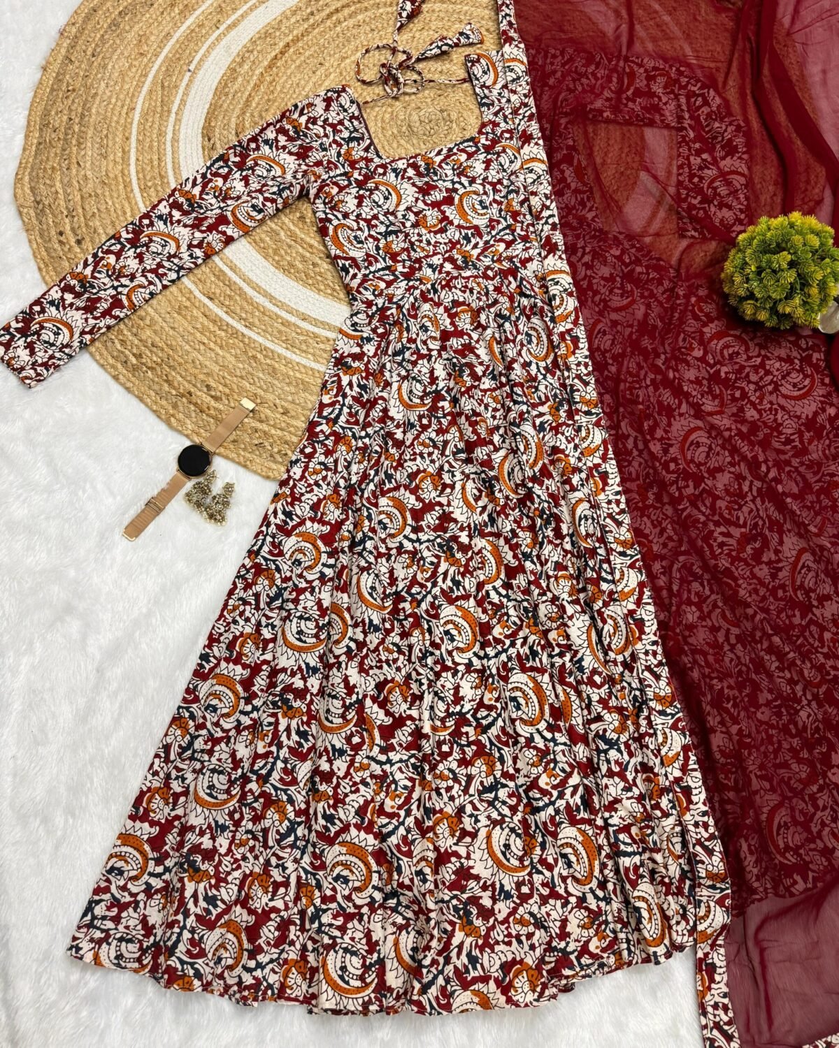 kalamkari block print maxi - Image 3