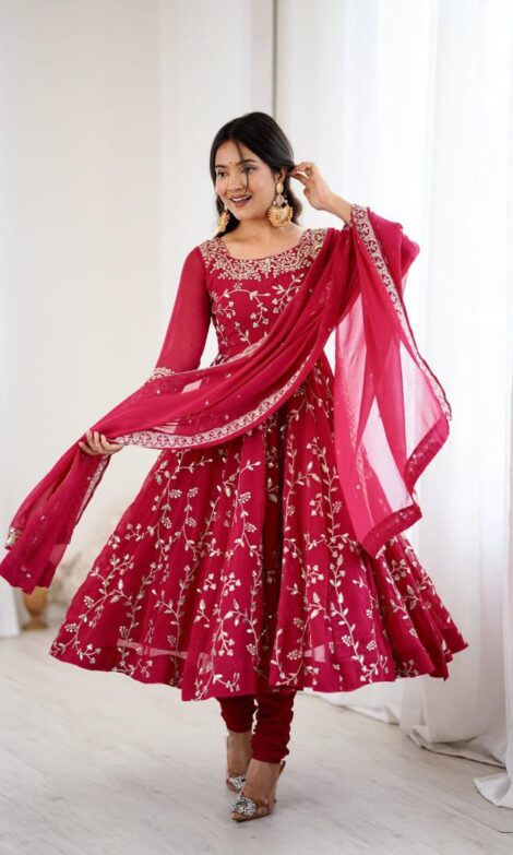 Embroidery Anarkali