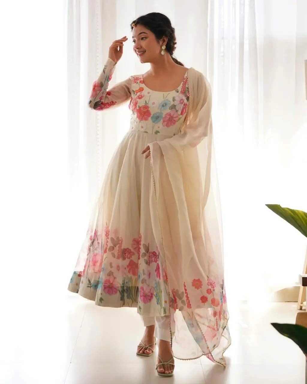 Organza Anarkali - Image 5