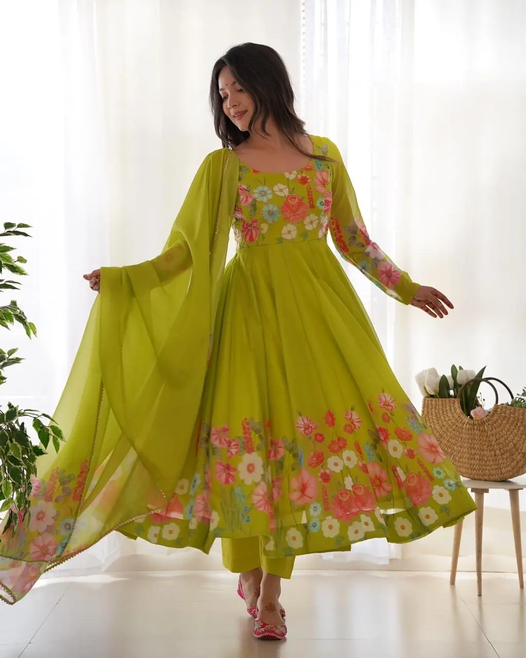 Organza Anarkali - Image 6