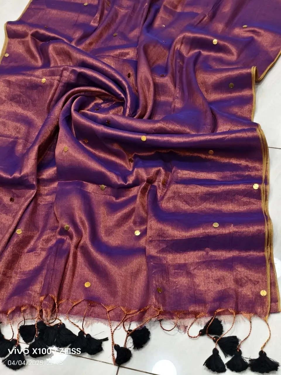 Gini Tissue saree - Image 3