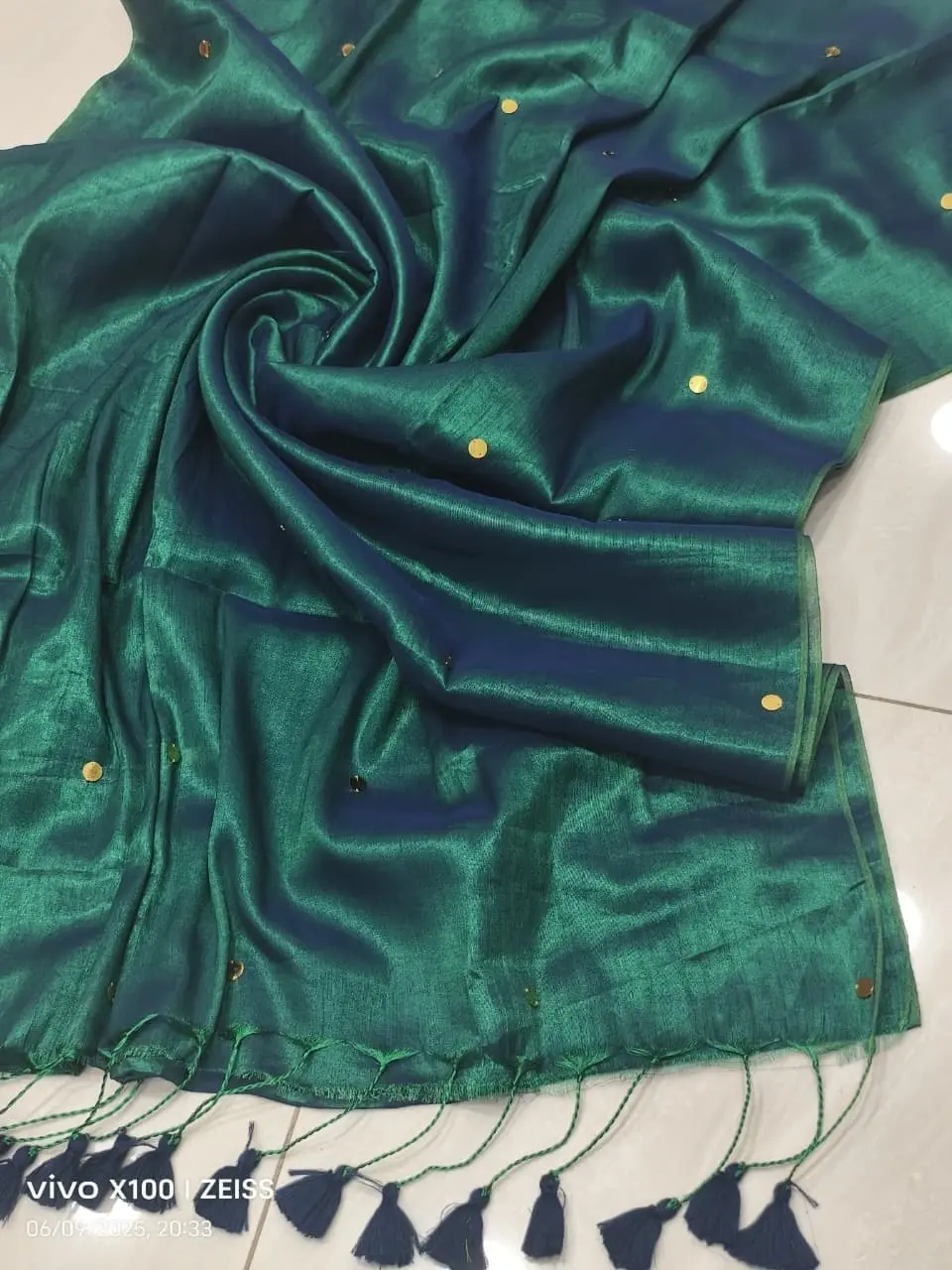 Gini Tissue saree - Image 6