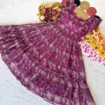 Chanderi floral midi gown
