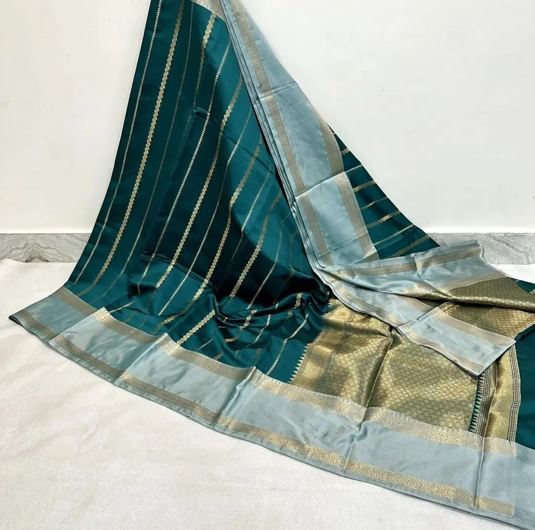 Banarasi soft silk saree - Image 7