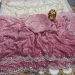 Crush space silk saree - Image 5