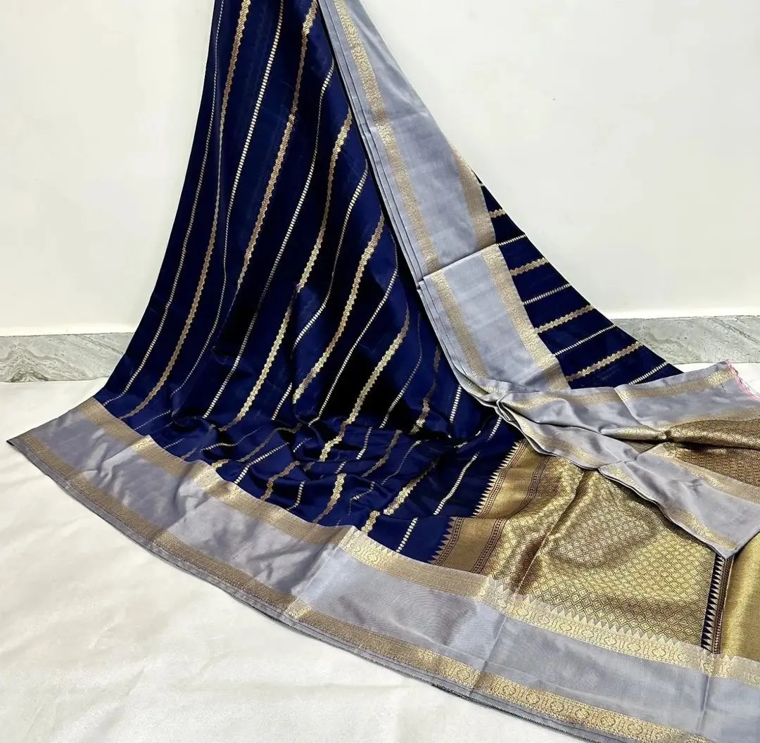 Banarasi soft silk saree - Image 5