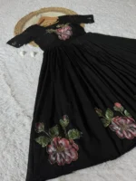 Black flower maxi - Image 2