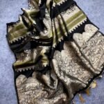 Golden saaree