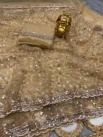 Jimmiki golden saree