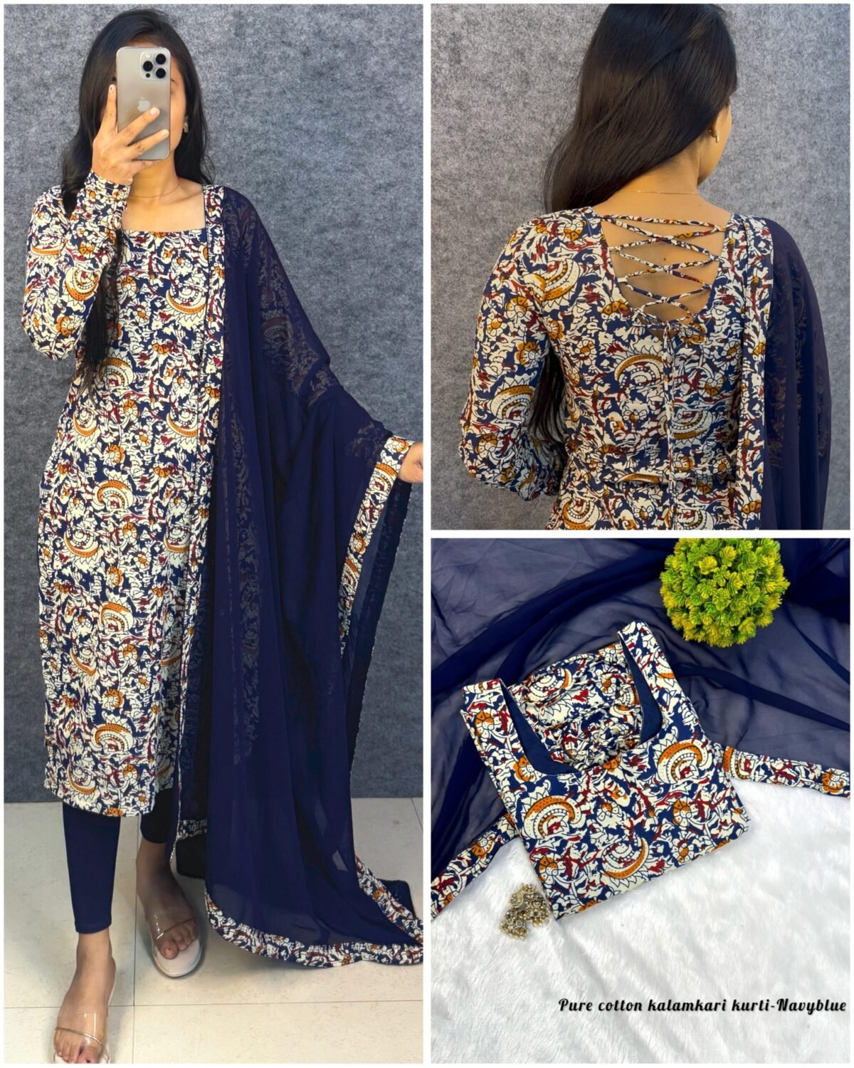 Kalamkari kurti - Image 4