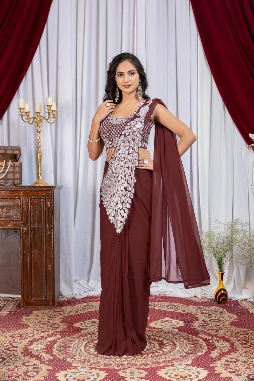 1 minute saree - Image 12