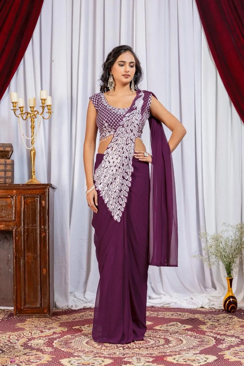 1 minute saree - Image 8