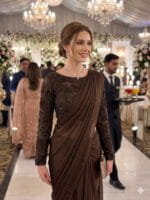 Chocolate saree