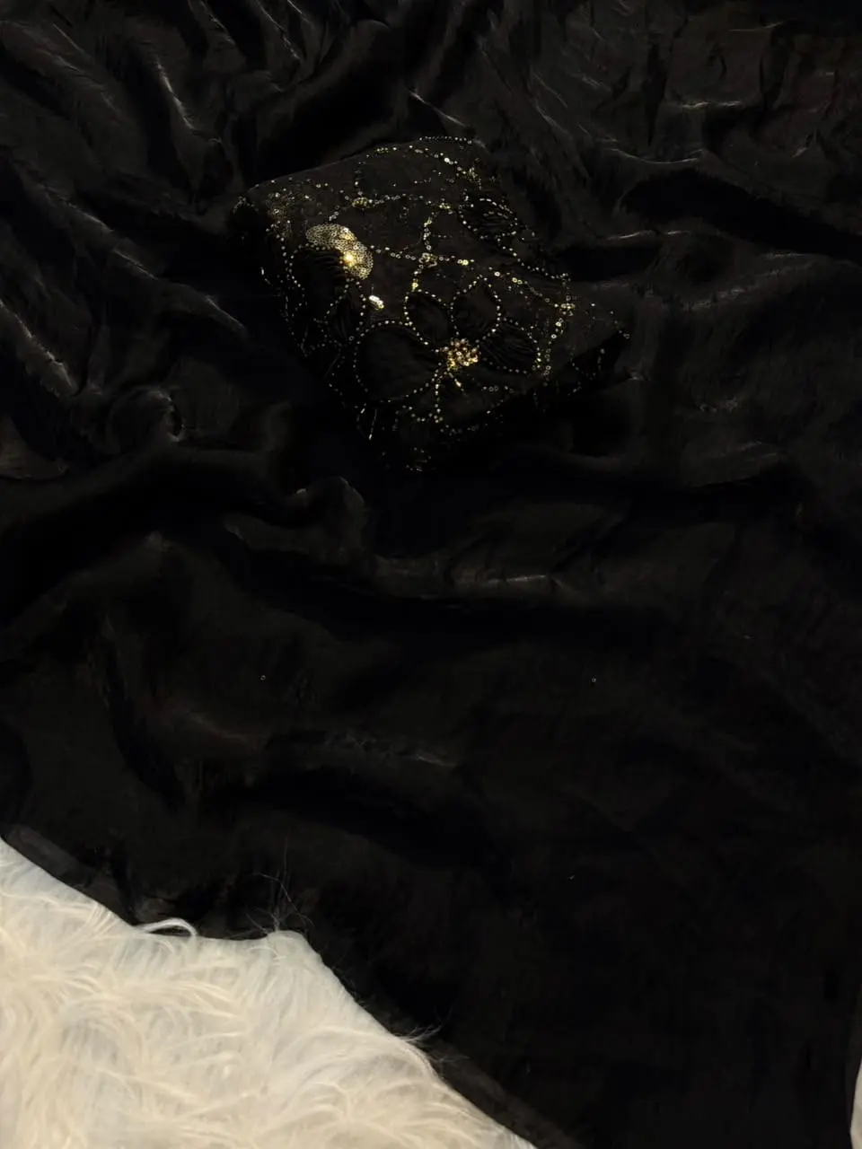 Chocolate saree - Image 2